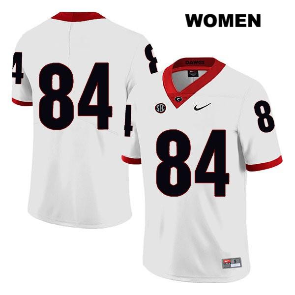 Georgia Bulldogs Women's Walter Grant #84 NCAA No Name Legend Authentic White Nike Stitched College Football Jersey RUU4756ED